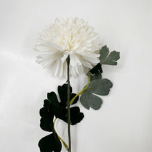 Load image into Gallery viewer, CHRYSANTHEMUM POM POM - WHITE