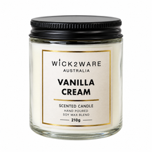 Load image into Gallery viewer, Wick2Ware Scented Soy Wax Candle – 210g