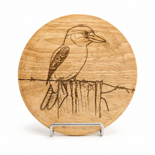 Load image into Gallery viewer, Kookaburra Engraved Wooden Plate
