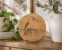 Load image into Gallery viewer, Kookaburra Engraved Wooden Plate