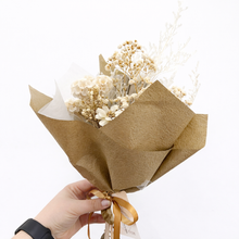 Load image into Gallery viewer, Everlasting dried bouquet styled on linen fabric neutral home decor