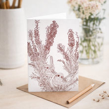 Load image into Gallery viewer, Native Red Cascading Bottle Brush | Greeting Card