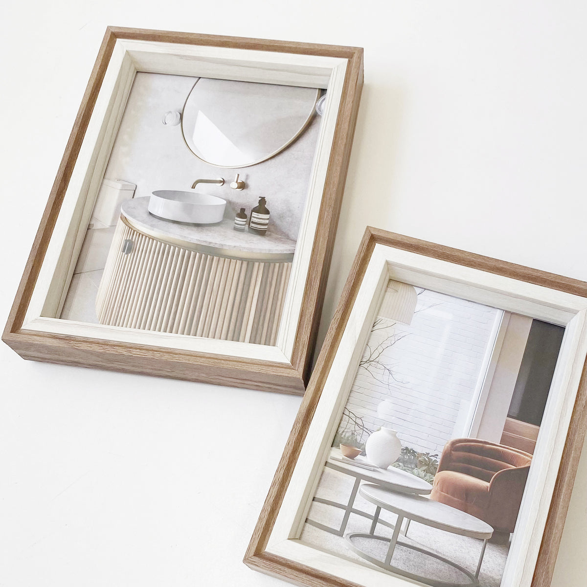 BOXED PHOTO FRAME HOME THYME