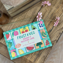 Load image into Gallery viewer, Fruit and Veg Memory and Matching Game | Lauren Sissons Studio