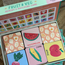 Load image into Gallery viewer, Fruit and Veg Memory and Matching Game | Lauren Sissons Studio