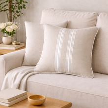 Load image into Gallery viewer, Rivera Sand Linen Cushion | Neutral Coastal Cushion