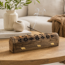 Load image into Gallery viewer, Wooden Incense Holder