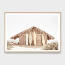 Load image into Gallery viewer, SURFERS RETREAT FRAMED PRINT