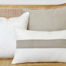 Load image into Gallery viewer, White Linen Cushion