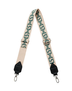 AZTEC HANDBAG STRAP - NUDE/SACRAMENTO