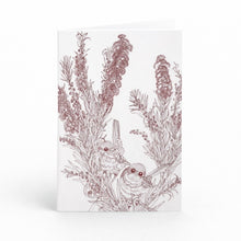 Load image into Gallery viewer, Native Red Cascading Bottle Brush | Greeting Card
