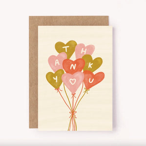 THANK YOU BALLOONS CARD
