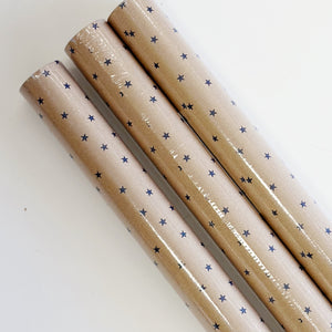 WRAPPING PAPER - BLUE STARS