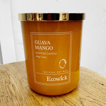 Load image into Gallery viewer, LARGE SOY CANDLE - GUAVA AND MANGO
