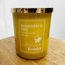 Load image into Gallery viewer, LARGE SOY CANDLE - PASSIONFRUIT AND LIME
