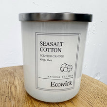 Load image into Gallery viewer, LARGE SOY CANDLE - SEA SALT COTTON
