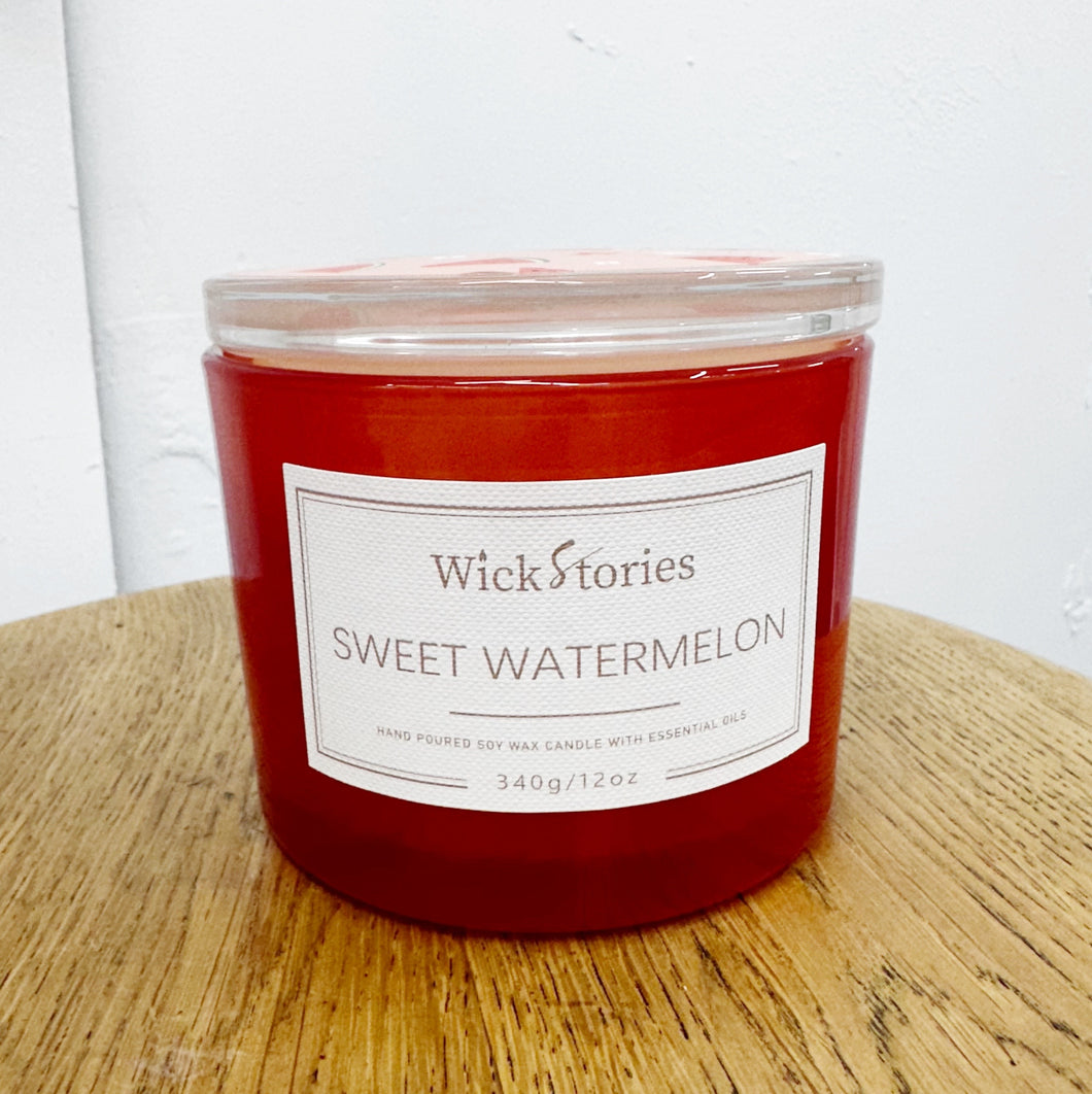 SMALL SOY CANDLE - SWEET WATERMELON