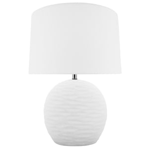 WHITE TEXTURED LAMP