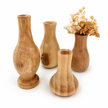 Load image into Gallery viewer, Handmade Wooden Vase

