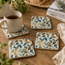Load image into Gallery viewer, Keanu Leaves Resin Coasters

