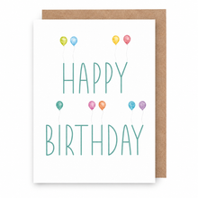 Load image into Gallery viewer, Happy Birthday Balloons Card
