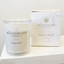 Load image into Gallery viewer, COCONUT BEACH SCENTED CANDLE
