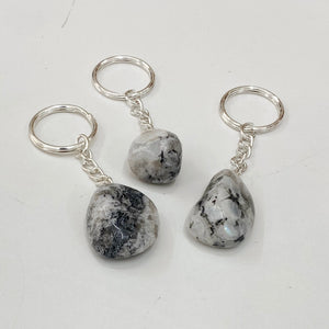 MOONSTONE KEYRING
