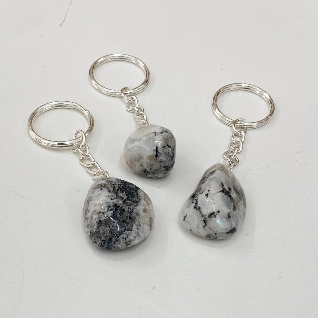 MOONSTONE KEYRING