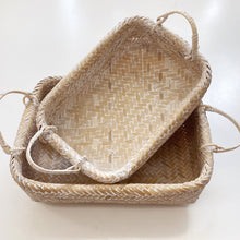 Load image into Gallery viewer, WOVEN BAMBOO TRAY
