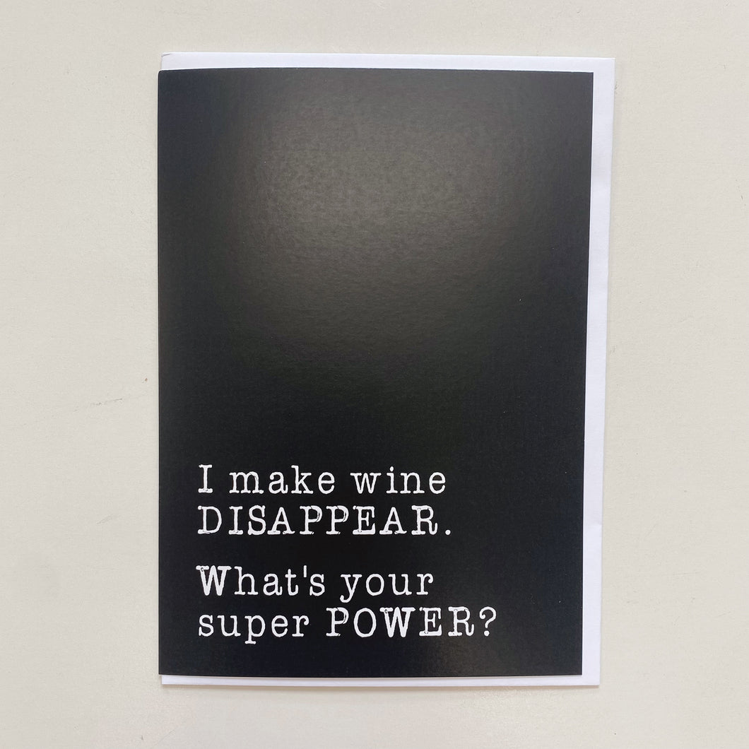 SUPER POWER CARD