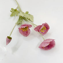 Load image into Gallery viewer, VINTAGE PINK POPPY STEM
