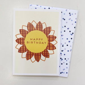 BIRTHDAY SUNFLOWER CARD