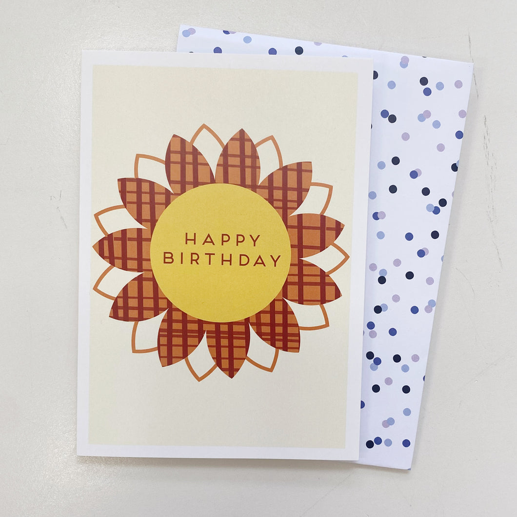 BIRTHDAY SUNFLOWER CARD