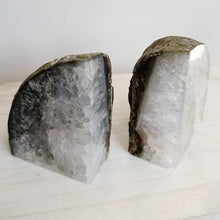 Load image into Gallery viewer, CRYSTAL BOOKENDS - AGATE NATURAL
