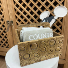 Load image into Gallery viewer, Hand Carved Cutlery Caddy
