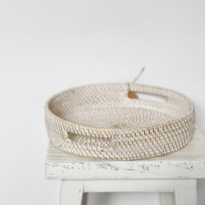 ROUND RATTAN TRAY