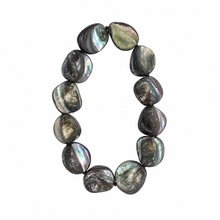 Load image into Gallery viewer, Glossy Stone Beaded Bracelet – Iridescent
