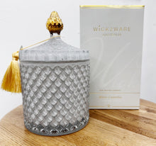 Load image into Gallery viewer, CRYSTAL JAR CANDLE - WHITE CAMELLIA
