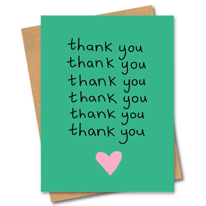 THANK YOU THANK YOU CARD