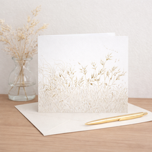 Load image into Gallery viewer, Native Grasses Scattering Seeds | Greeting Card
