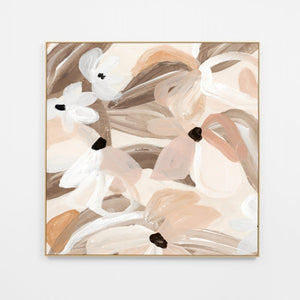 DAISIE BLUSH CANVAS 82 x 82cm
