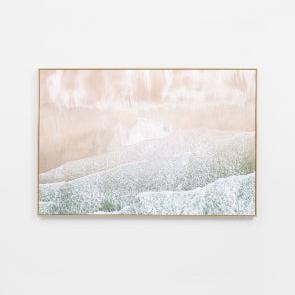 AERIAL WAVES FRAMED CANVAS 72 X 107CM
