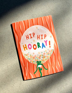 HIP HIP HOORAY CARD