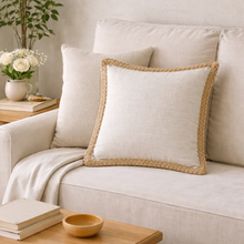 Load image into Gallery viewer, Jute Linen Cushion
