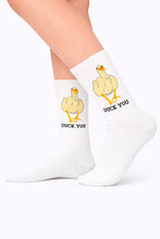 Load image into Gallery viewer, Novelty socks - Duck you
