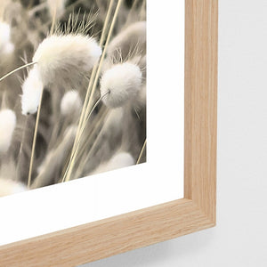 BUNNY TAIL FIELD FRAMED PRINT
