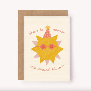 CHEERS TO ANOTHER TRIP AROUND THE SUN CARD