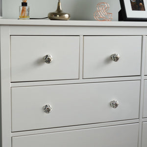 CERAMIC DRAWER KNOB - FLOWER