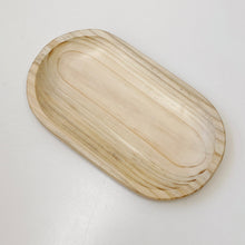 Load image into Gallery viewer, LIGHT WOOD OVAL TRAY - SMALL
