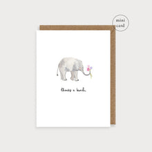 Load image into Gallery viewer, THANKS A BUNCH ELEPHANT CARD
